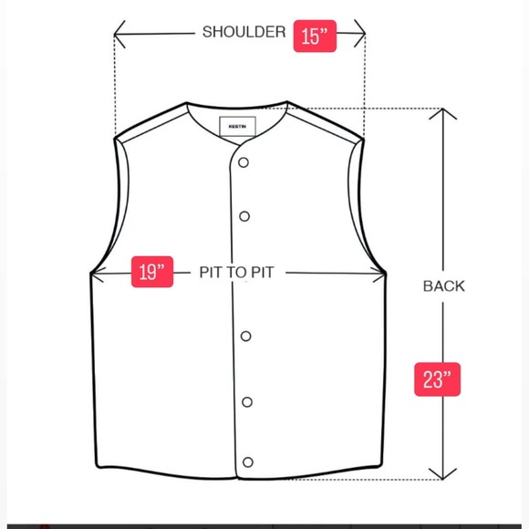 Red Snowflake Christmas Vest - Picture 9 of 9